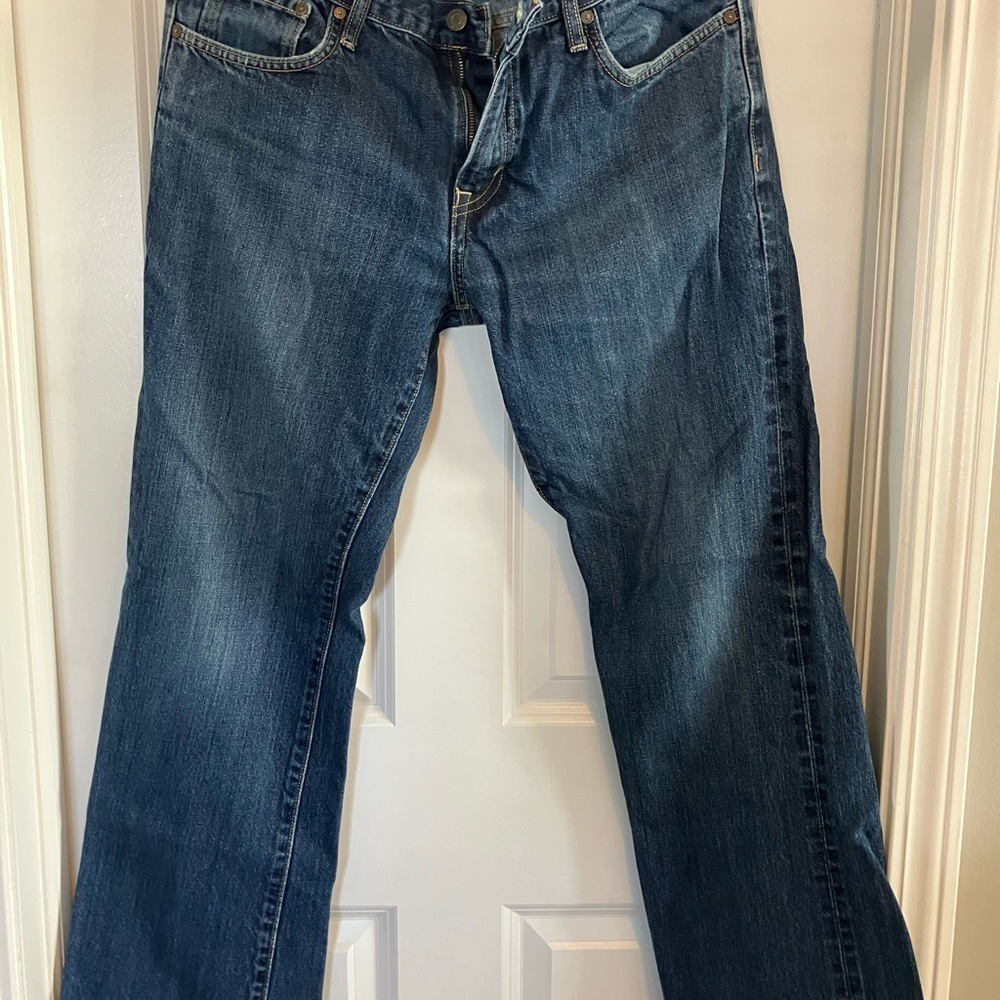 Men's Boot-cut Blue Jeans